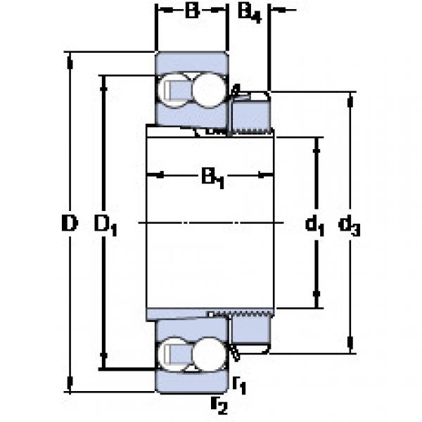 Bantalan 1206 EKTN9 + H 206 SKF #1 image