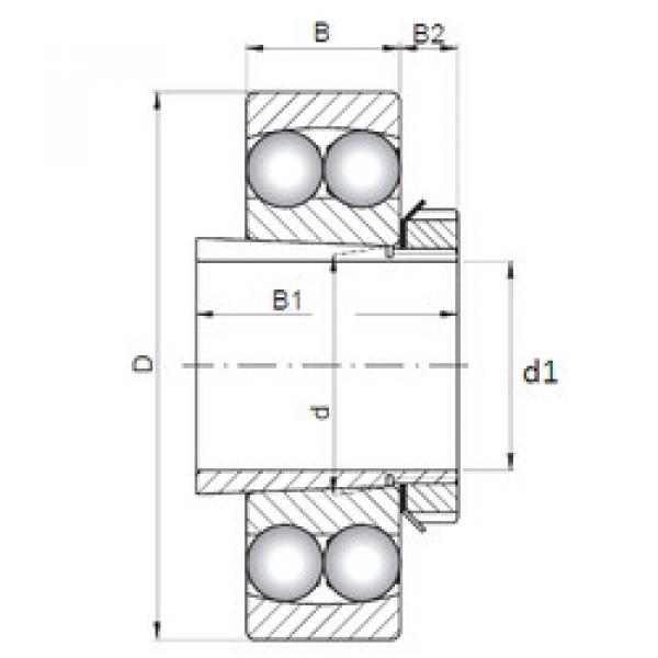 Bantalan 2211K-2RS+H311 ISO #1 image