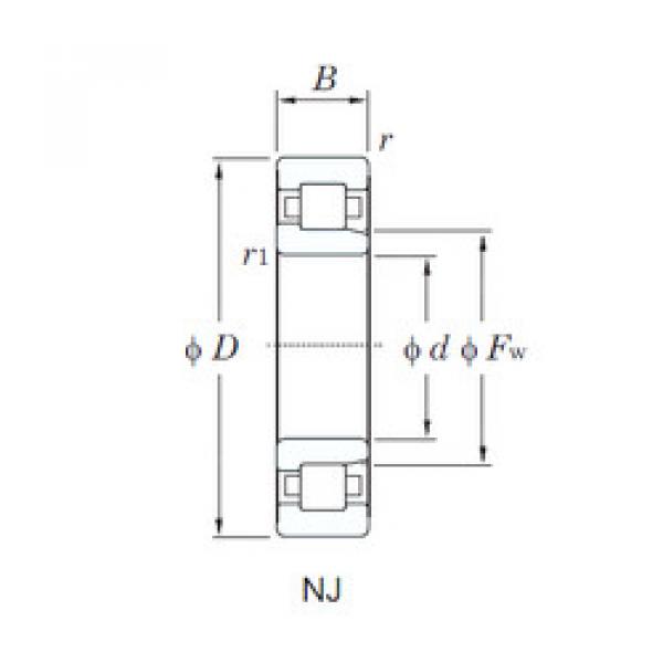 Bantalan NJ219R KOYO #1 image