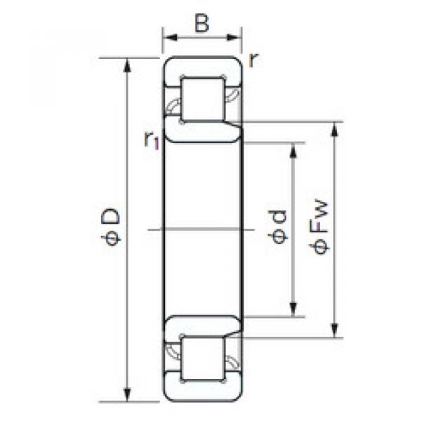 Bantalan NJ 304 NACHI #1 image