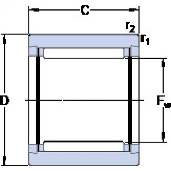 Bantalan NK 8/16 TN SKF #1 image