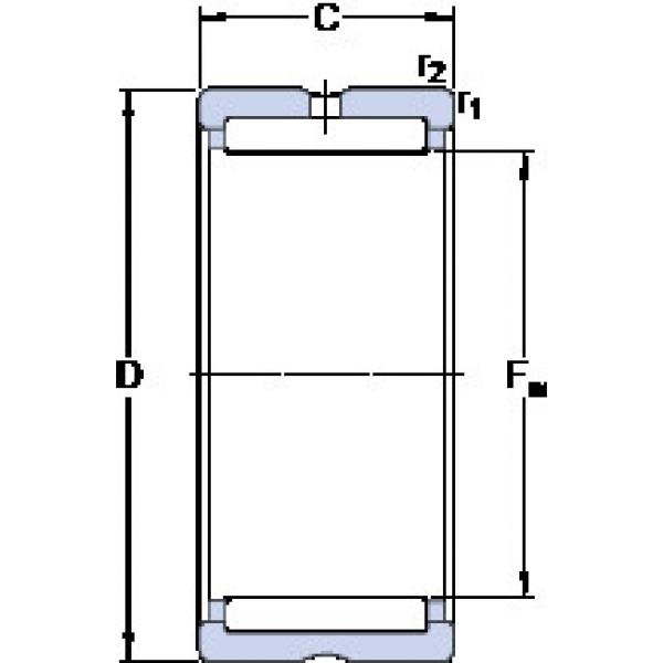 Bantalan NK 12/16 SKF #1 image