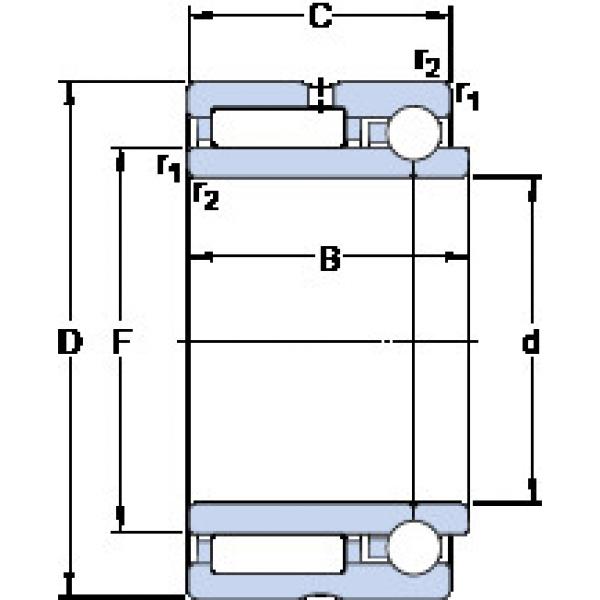 Bantalan NKIB 5901 SKF #1 image