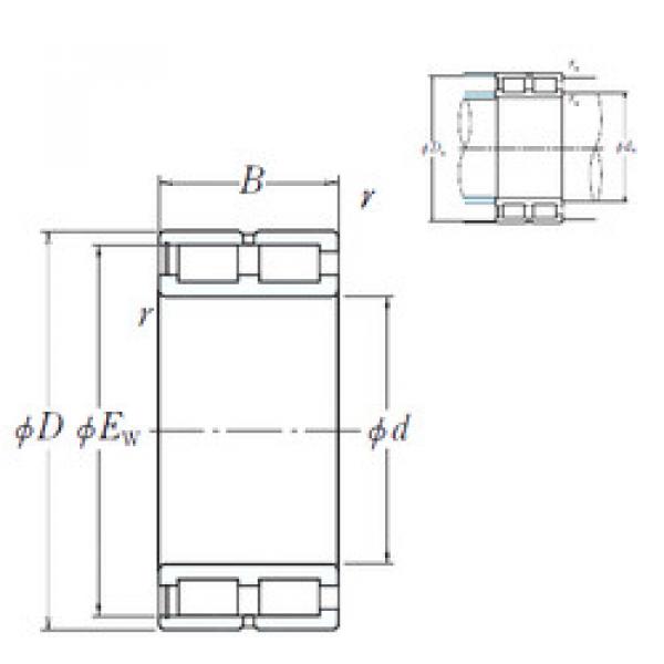 Bantalan NNCF4860V NSK #1 image