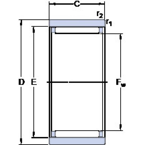 Bantalan RNAO 16x24x13 SKF #1 image