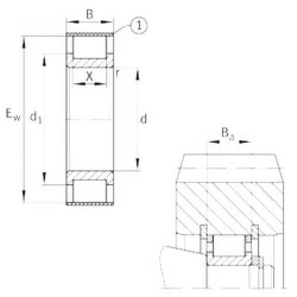 Bantalan RSL182212-A INA #1 image