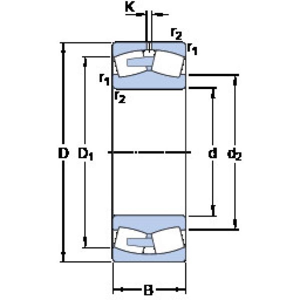 Bantalan 248/670 CAMA/W20 SKF #1 image