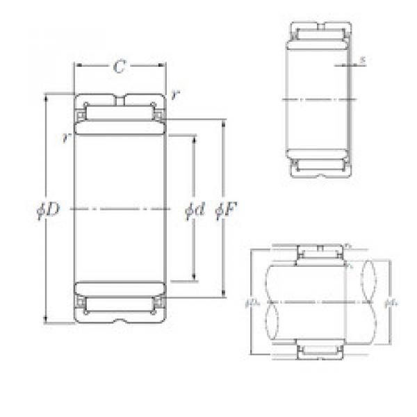 Bantalan NK155/42+IR140×155×42 NTN #1 image