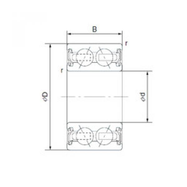 Bantalan 35BD5020DU NSK #1 image