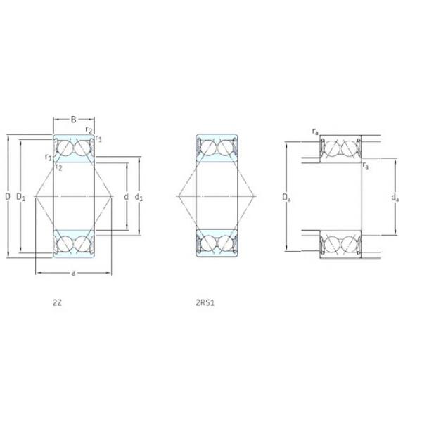 Bantalan 3307A-2Z SKF #1 image