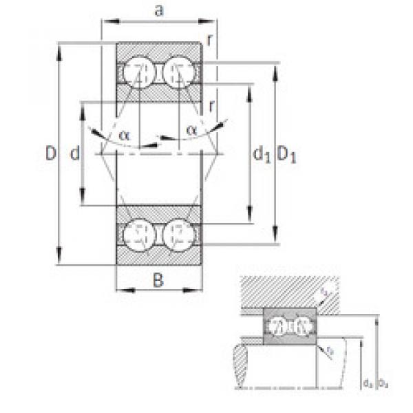 Bantalan 3208-B-TVH FAG #1 image