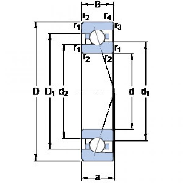 Bantalan 7013 ACE/P4A SKF #1 image