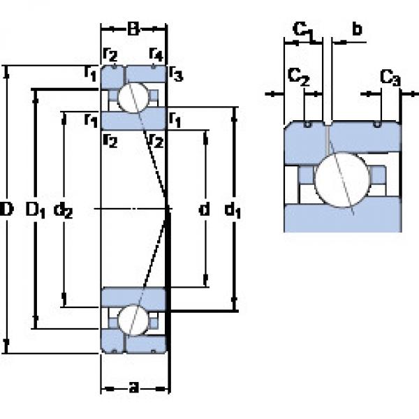 Bantalan 7015 ACE/HCP4AL1 SKF #1 image