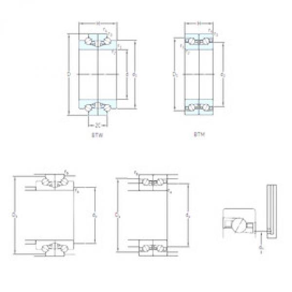 Bantalan BTM 85 ATN9/HCP4CDB SKF #1 image