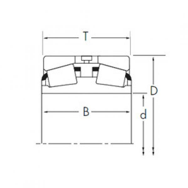 Bantalan LM287649D/LM287610+LM287610EA Timken #1 image