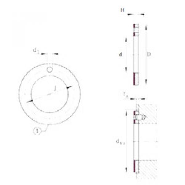 Bantalan EGW42-E40 INA #1 image