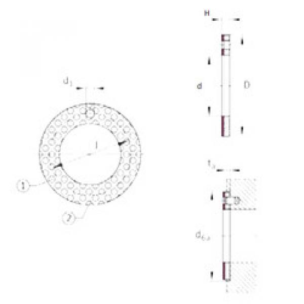 Bantalan EGW28-E50 INA #1 image