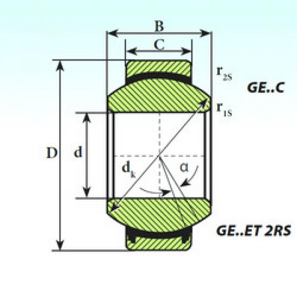 Bantalan GE 80 ET 2RS ISB #1 image