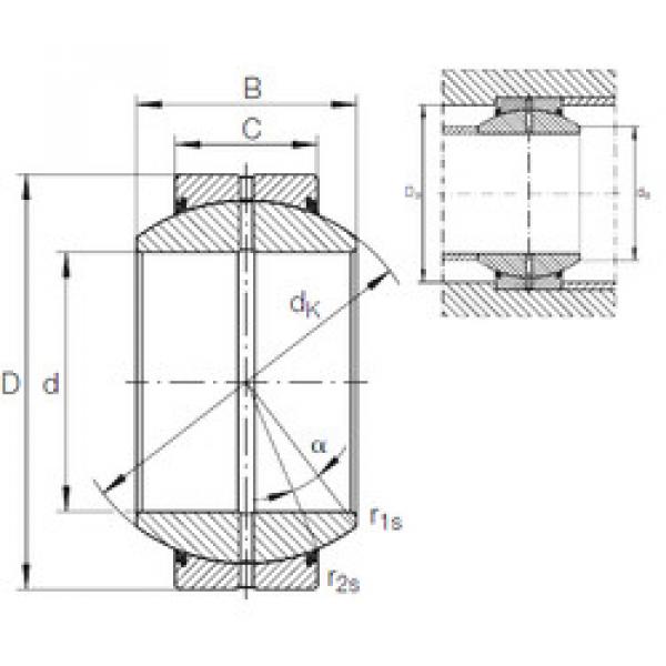 Bantalan GE 70 FO-2RS INA #1 image