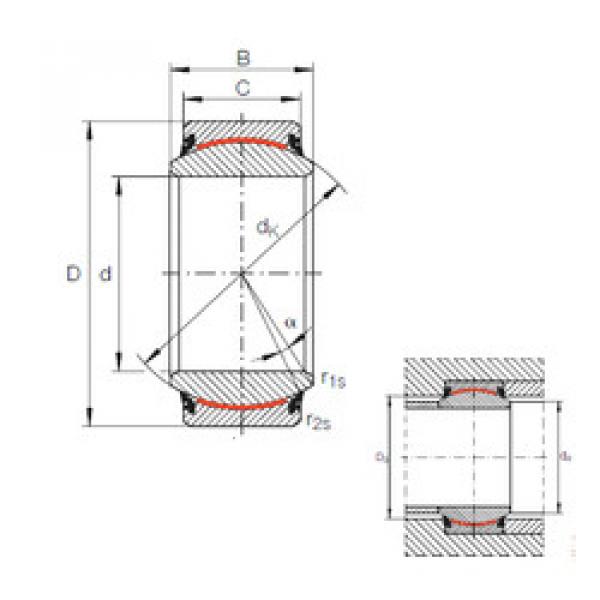 Bantalan GE 90 UK-2RS INA #1 image