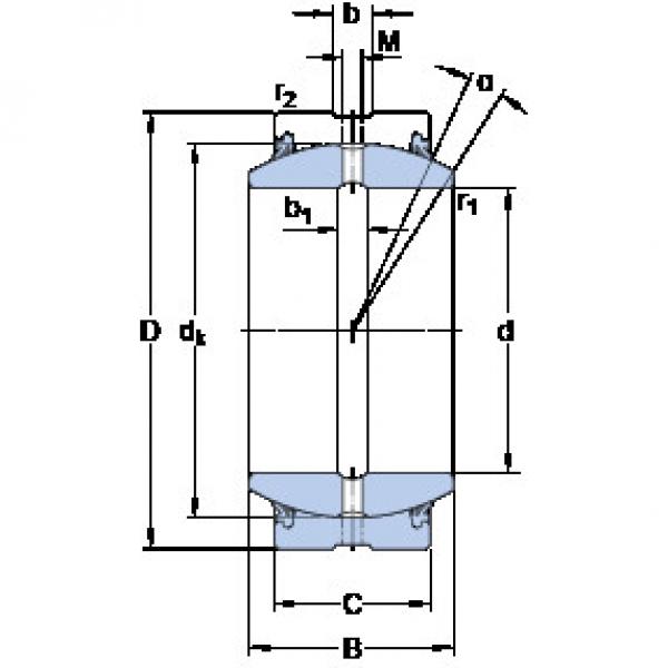 Bantalan GEZ 500 ES-2RS SKF #1 image