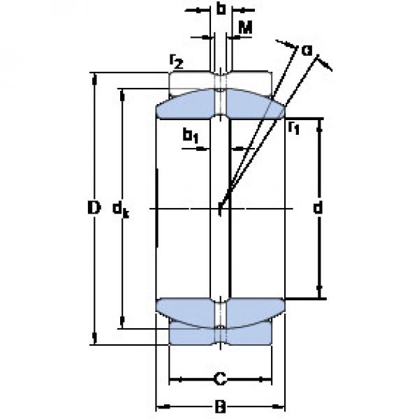 Bantalan GEZ 200 ES SKF #1 image