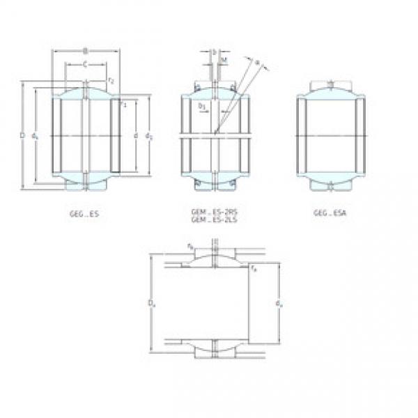 Bantalan GEM30ES-2RS SKF #1 image