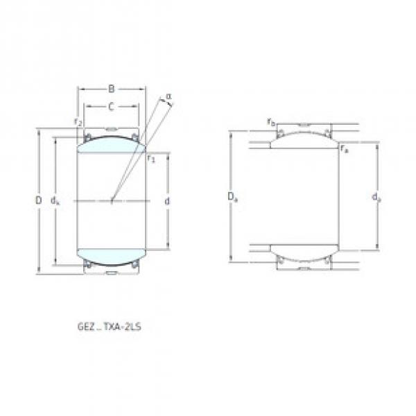 Bantalan GEZ408TXA-2LS SKF #1 image