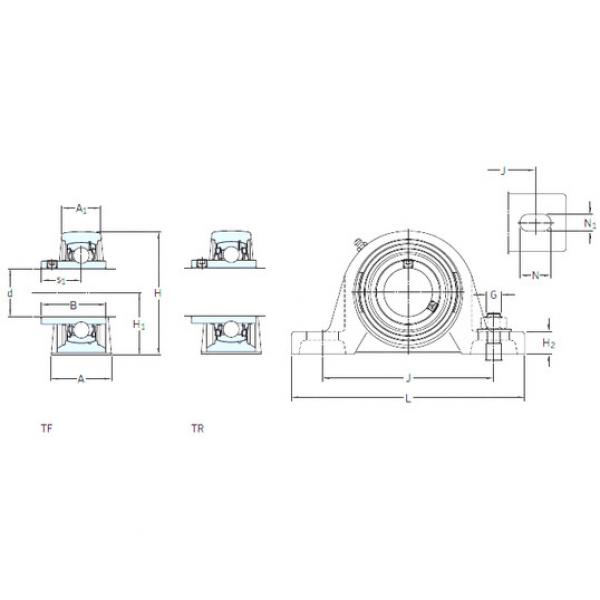 Bantalan SYJ 35 TF SKF #1 image