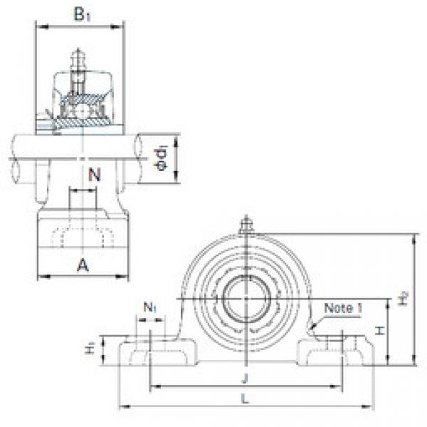 Bantalan UKP309+H2309 NACHI #1 image